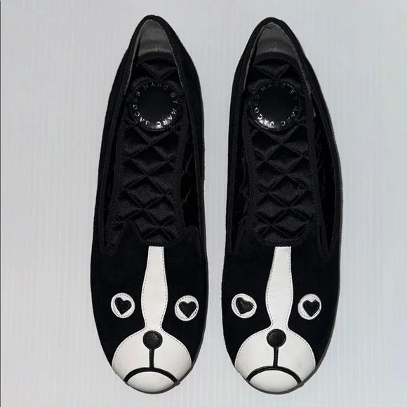 Marc Jacobs Black and White Flats - Picture 1 of 5